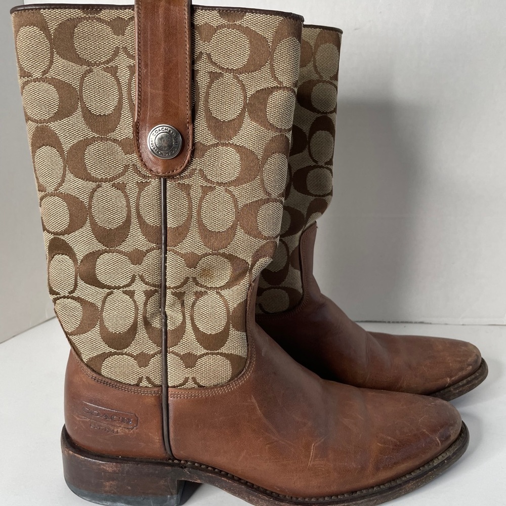 Coach Pauline brown boot